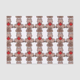 Ahornblatt-Biber-Seidenpapier Seidenpapier