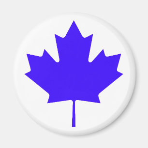 Ahornblatt BlueTransp die MUSEUM Zazzle Geschenke Magnet