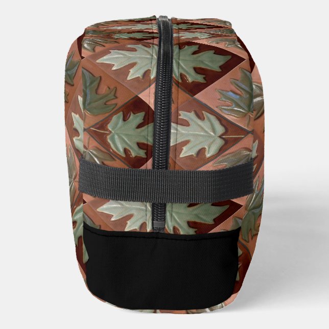 Ahornblatt Dopp-Tasche Druck Schnitt Nähtasche Waschbeutel (Links)
