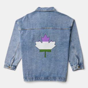 Ahornblatt Jeansjacke