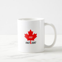 Ahornblatt Kanadas 150 im Jahre 2017 Kaffeetasse