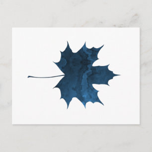 Ahornblatt Postkarte