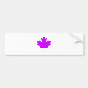 Ahornblatt PurpleTransp die MUSEUM Zazzle Geschenk Autoaufkleber