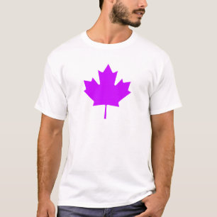 Ahornblatt PurpleTransp die MUSEUM Zazzle T-Shirt