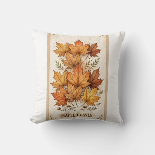 Ahornblätter Kissen herbstliche Farben