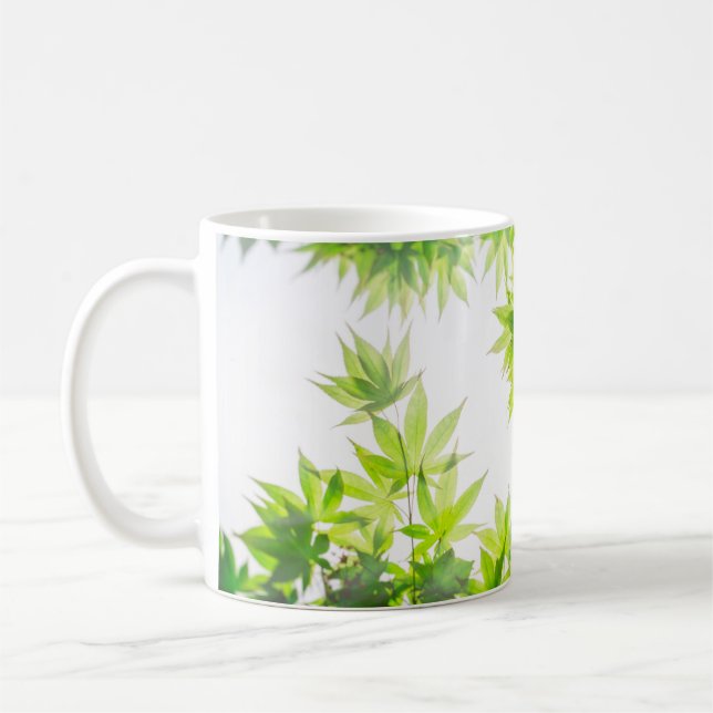 Ahornblättergewebe Kaffeetasse (Links)
