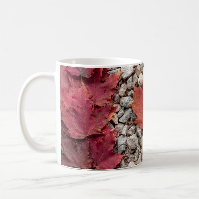 Ahornblättern im kanadischen Stil Kaffeetasse (Links)