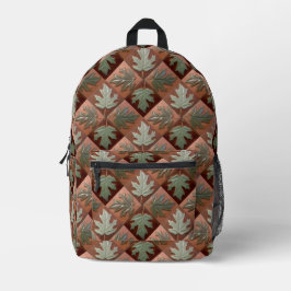 Ahornblattfliesen-Rucksack Bedruckter Rucksack
