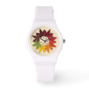 Ahornblattkreis Armbanduhr