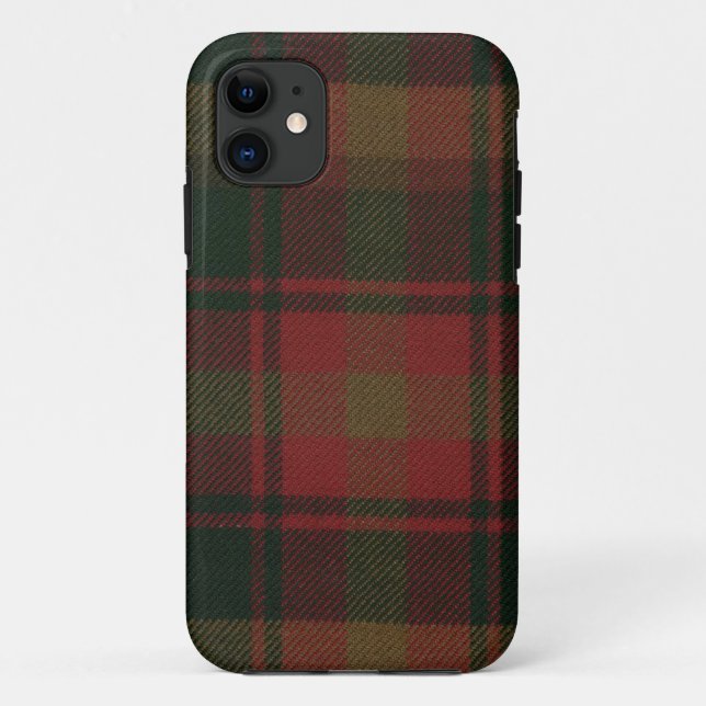 AhornblattTartan iPhone 5 KAUM DORT Fall Case-Mate iPhone Hülle (Rückseite)