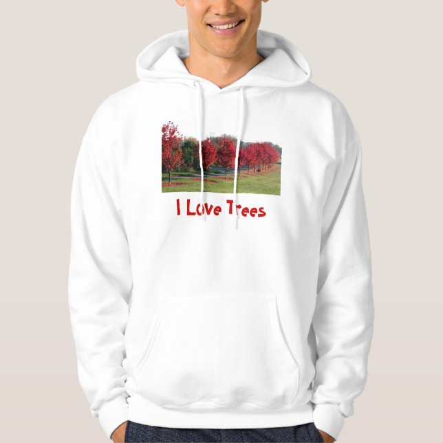 Ahorne, i-Liebe-Bäume Hoodie (Vorderseite)