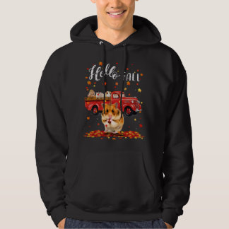 Ahornhamster Leaf Herbst Roter LKW Hoodie