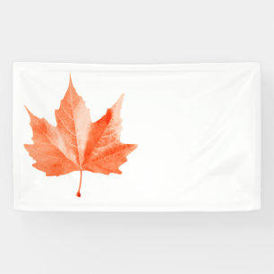 Ahornherbstblatt Banner