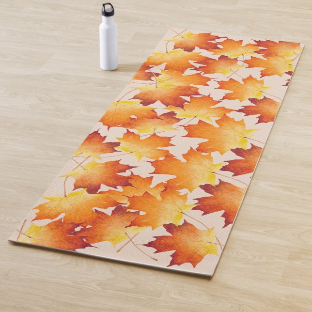 Ahornkuchen auf einem Yoga Mat Yogamatte (Beispiel)