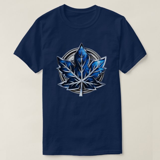 Ahornleaf 3D-Abzeichen T-Shirt (Design vorne)