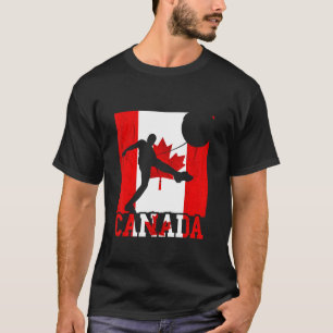 Ahornleaf Canada Soccer Team Kanadische Flagge Can T-Shirt