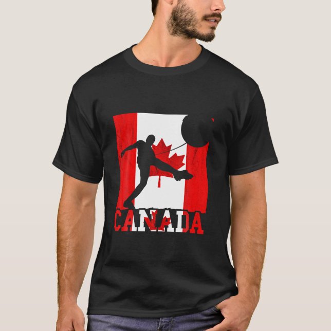 Ahornleaf Canada Soccer Team Kanadische Flagge Can T-Shirt (Vorderseite)