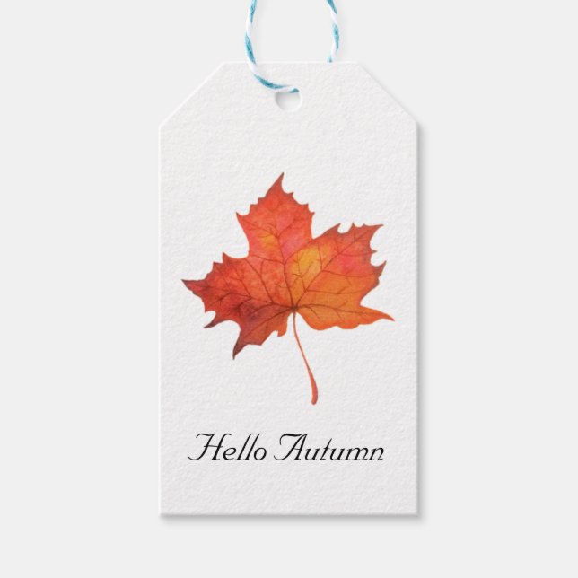 Ahornleaf Geschenkanhänger (Vorderseite)