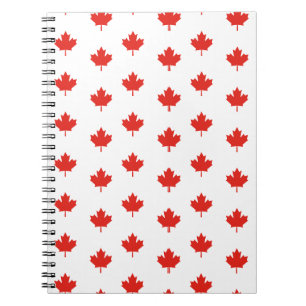 Ahornleaf Kanada-Flaggenemblem Muster-24105 Notizblock