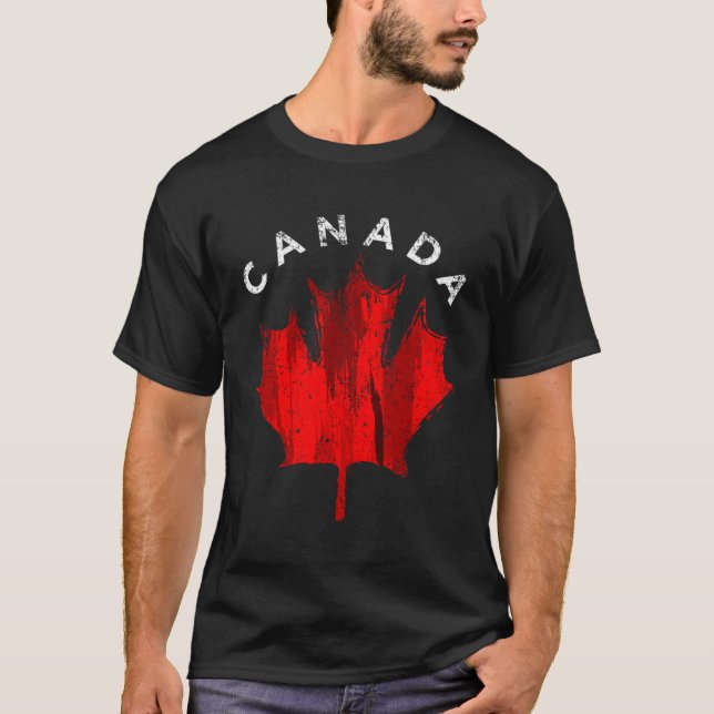 Ahornleaf Kanada T-Shirt (Vorderseite)