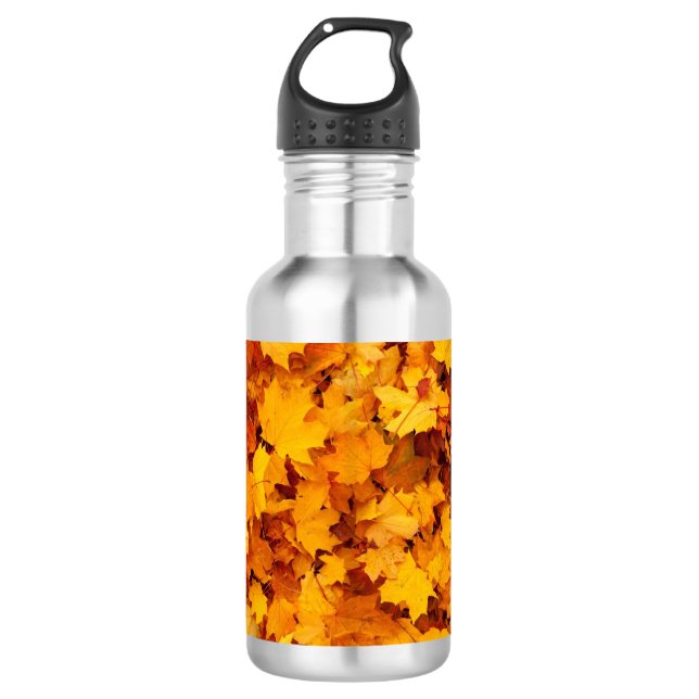 Ahornleaf Muster Edelstahlflasche (Vorderseite)