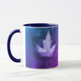 Ahornleaf Natural Ink Handmade Lila Bio Art Tasse