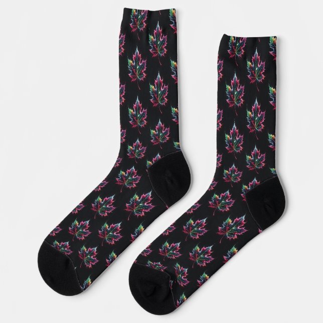 Ahornleaf-Socken Socken (Linkes Detail)