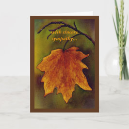 Ahornleaf Sympathiekarte Karte