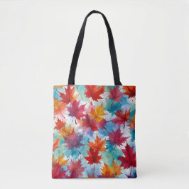 Ahornleaf Wasserfarben-Designtasche Tasche