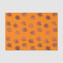 Ahornleder (Design 39 Gelb/Orange-Serie) Seidenpapier