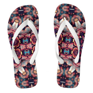 Ahornsaat-Mosaik Flip Flops