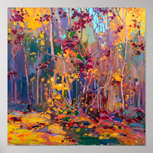Ahornschösslinge Oktober Tom Thomson Poster