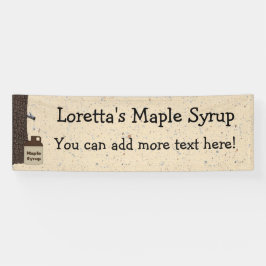 Ahornsirup 2.5' x 8' Custom Banner