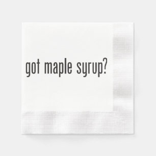 Ahornsirup got serviette