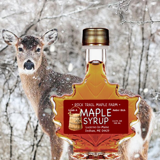 Ahornsirup mit Vintager Lilie Sap-Bucket (Von Creator hochgeladen)