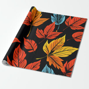 Ahornzauber: Design des Autumn Leaf Geschenkpapier