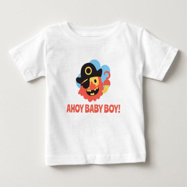 Ahoy Baby Boy T-shirt (Vorderseite)
