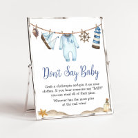 Ahoy Babydusche Nautical Sailor Sailor Say Baby Sa