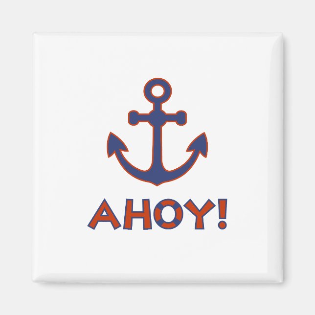 AHOY! Buoy + Ankerdesign Red+Blue Magnet (Vorne)