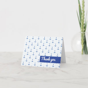 Ahoy C'est un garçon Baby shower Merci