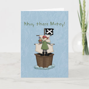 Ahoy da Matey! Vielen Dank für Ihre Anmerkungen Dankeskarte