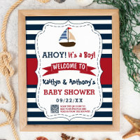 Ahoy! Das ist ein Junge! Babydusche für Nautical B