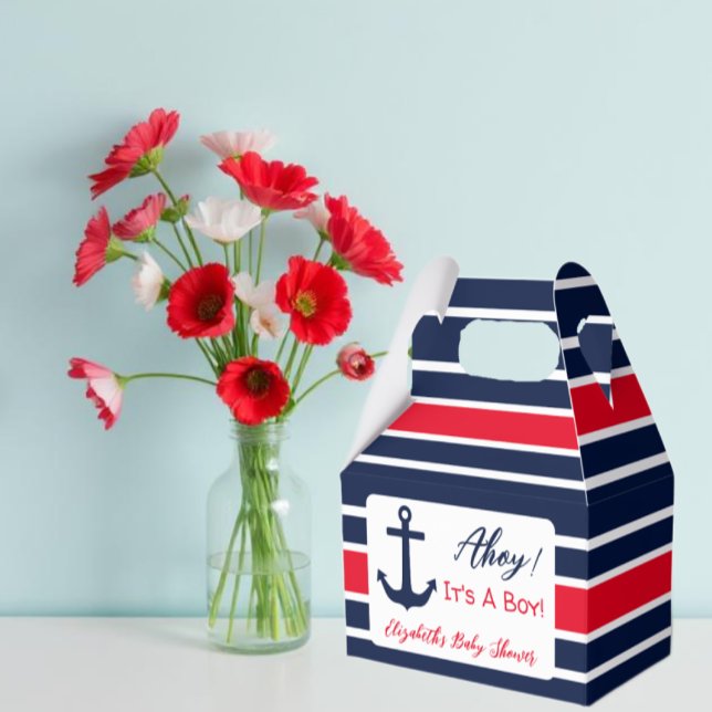 Ahoy! Das ist ein Junge! Kinderdusche Geschenkschachtel (Von Creator hochgeladen)