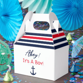 Ahoy! Das ist ein Junge! Kinderdusche Geschenkschachtel