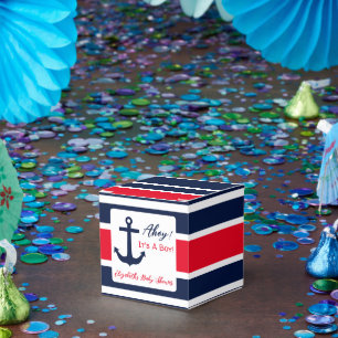 Ahoy! Das ist ein Junge! Kinderdusche Geschenkschachtel