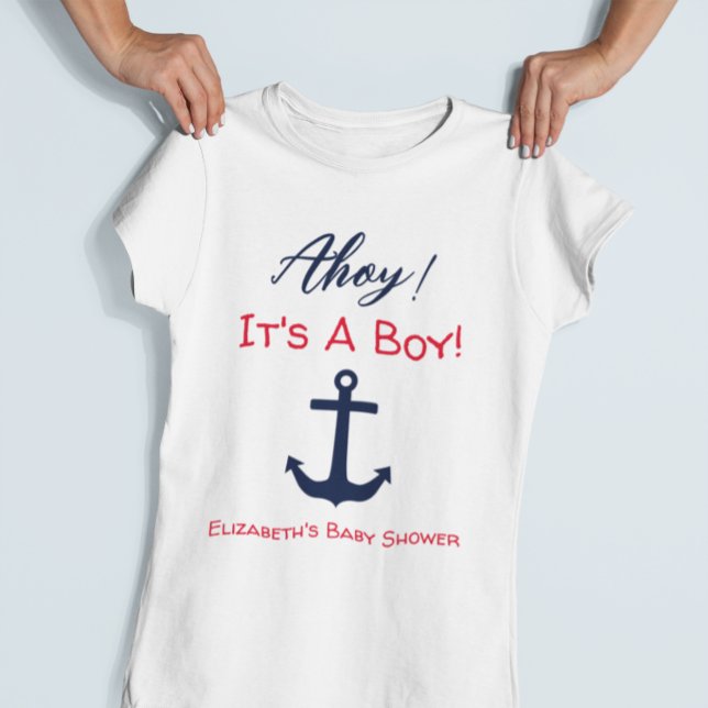 Ahoy! Das ist ein Junge! Kinderdusche T-Shirt (Von Creator hochgeladen)