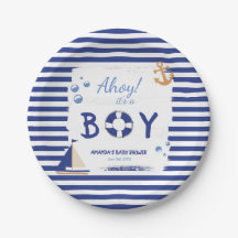 Ahoy! Das ist ein Junge! Sailor Marine Blue Baby D