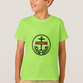 Ahoy - Der grundlegende T - Shirt von Kindern