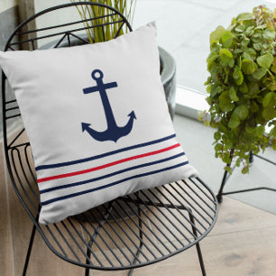 Ahoy, ein Junge! Maritime Babyparty Kissen