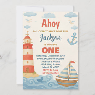 Ahoy! Einladung zur Geburtstagspartei